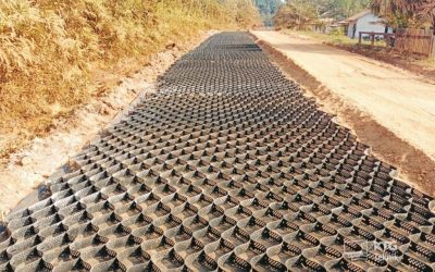 Penggunaan Geocell pada Akses Jalan di IKN, Efektif untuk Tanah Gambut