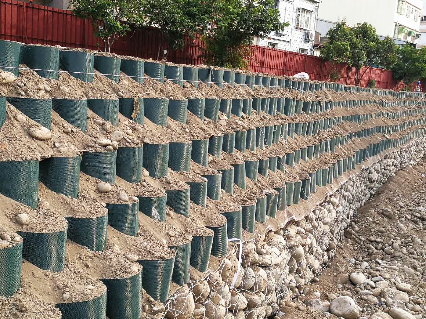 Geocell Retaining Wall Geocell Retaining Wall