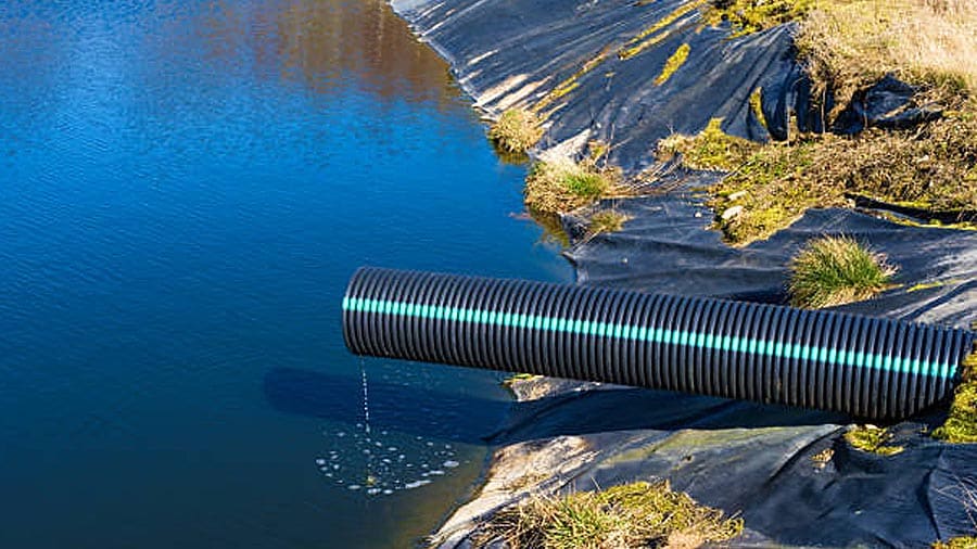 kolam limbah dengan geomembrane kolam limbah dengan geomembrane